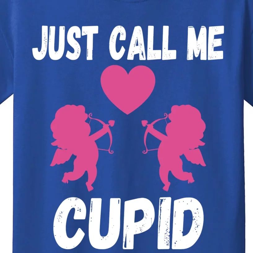 Just Call Me Cupid Valentine Day Arrow Love Cute Cupid Cute Gift Kids T-Shirt