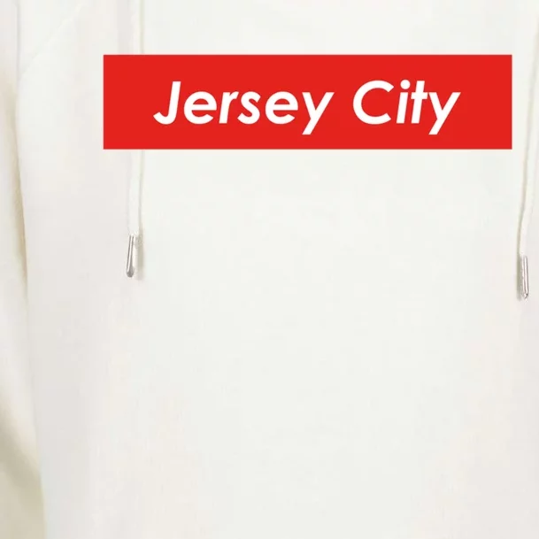 Jersey City New Jersey Gift Womens Funnel Neck Pullover Hood