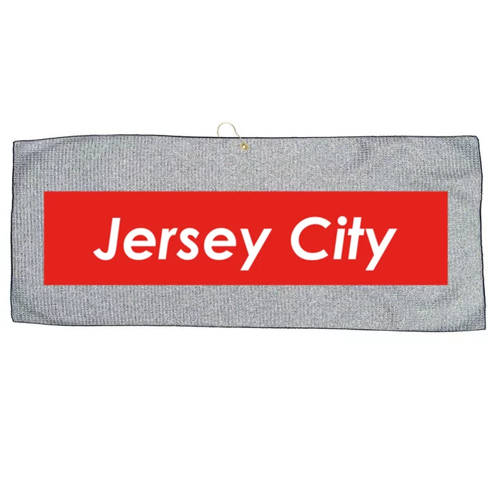 Jersey City New Jersey Gift Large Microfiber Waffle Golf Towel