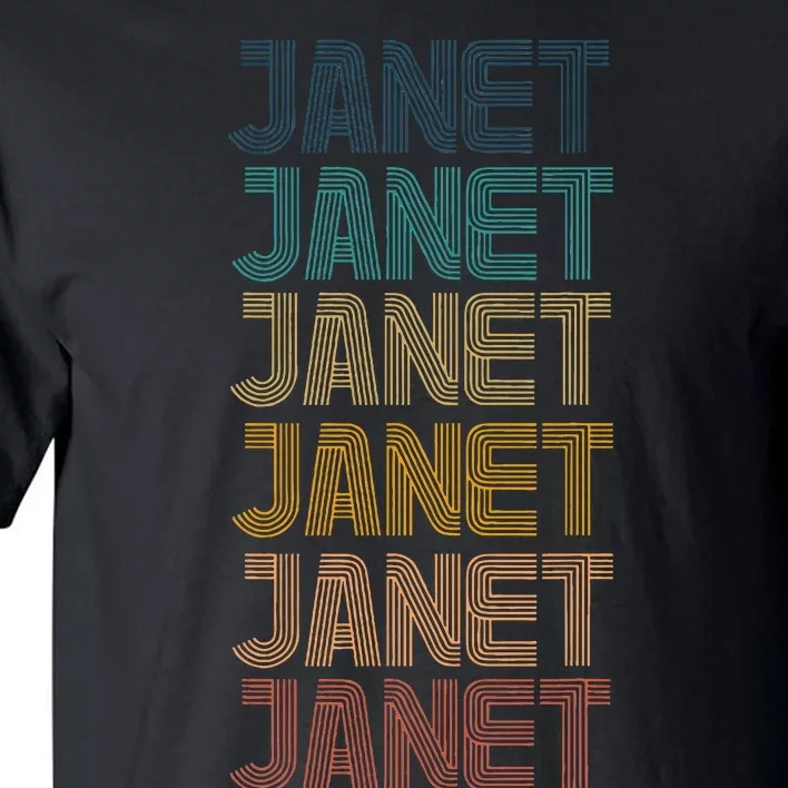 Janet Classic Name Cool 80s 90s Tall T-Shirt