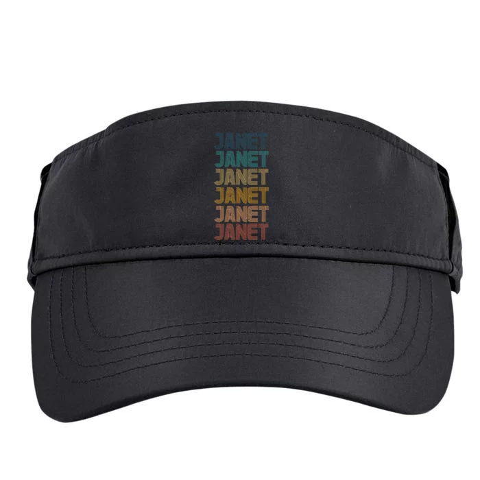 Janet Classic Name Cool 80s 90s Adult Drive Performance Visor