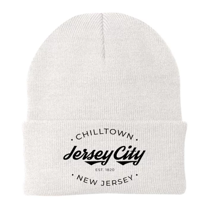 Jersey City New Jersey Chilltown Knit Cap Winter Beanie