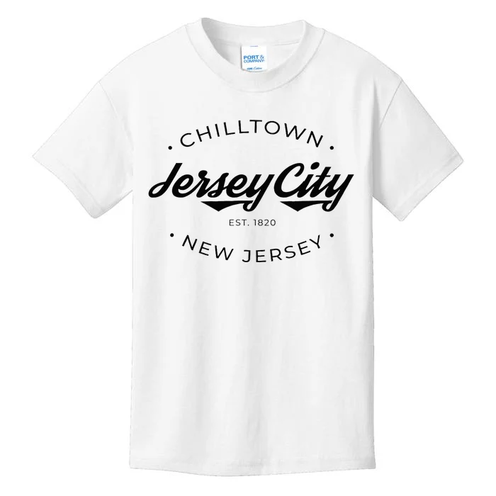 Jersey City New Jersey Chilltown Kids T-Shirt