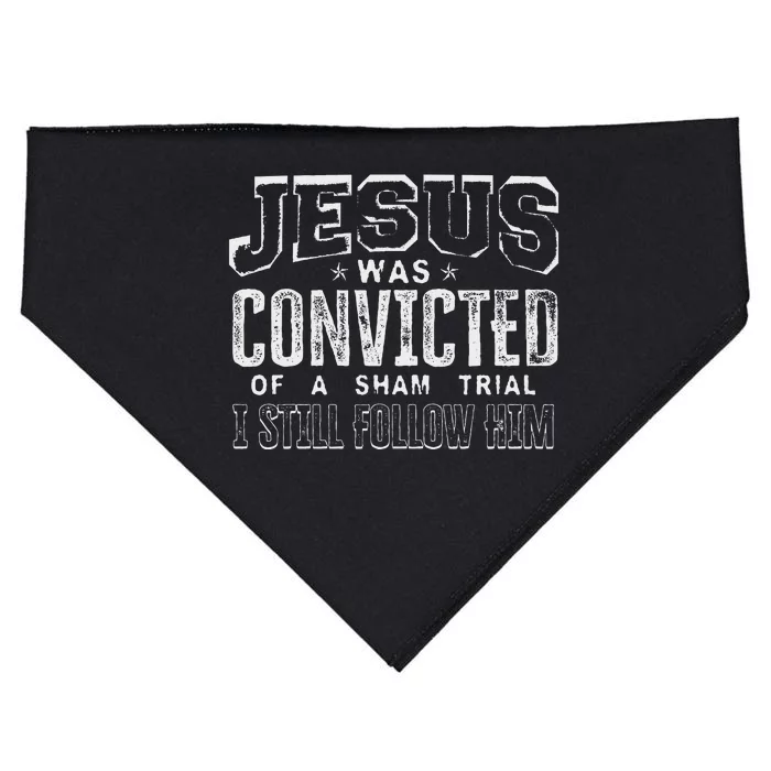 Jesus Convicted Of Sham Trial Still Follow USA-Made Doggie Bandana