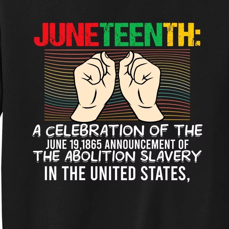 Juneteenth Celebration Of Freedom Graphic Sweatshirt