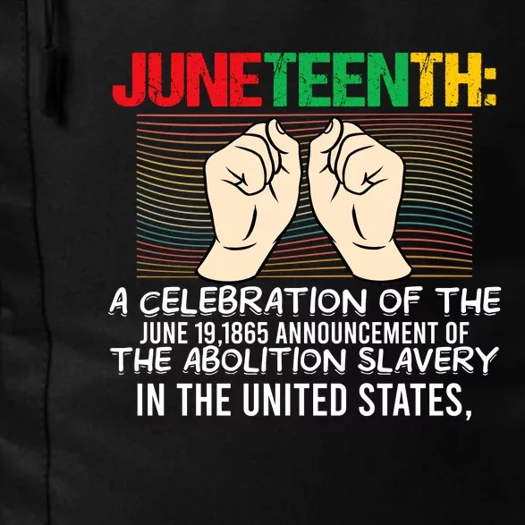 Juneteenth Celebration Of Freedom Graphic Daily Commute Backpack