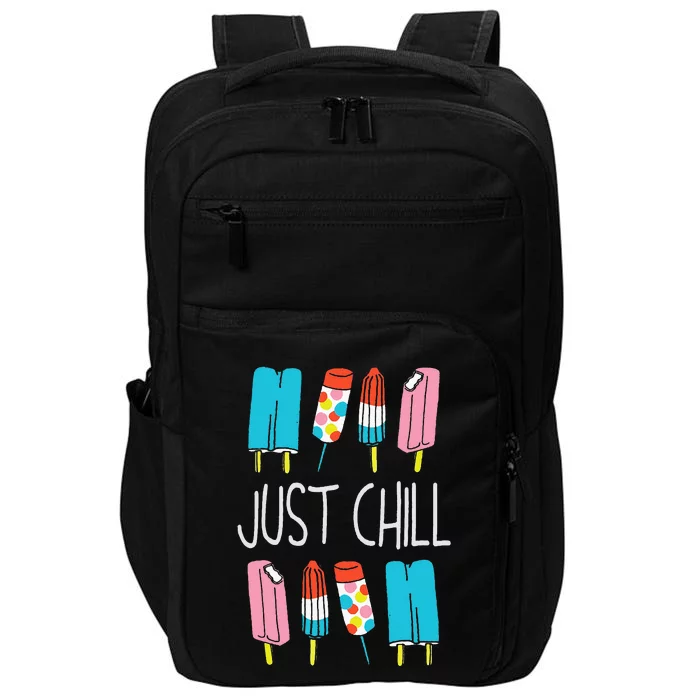 Just Chill Popsicle Summer Fun Impact Tech Backpack