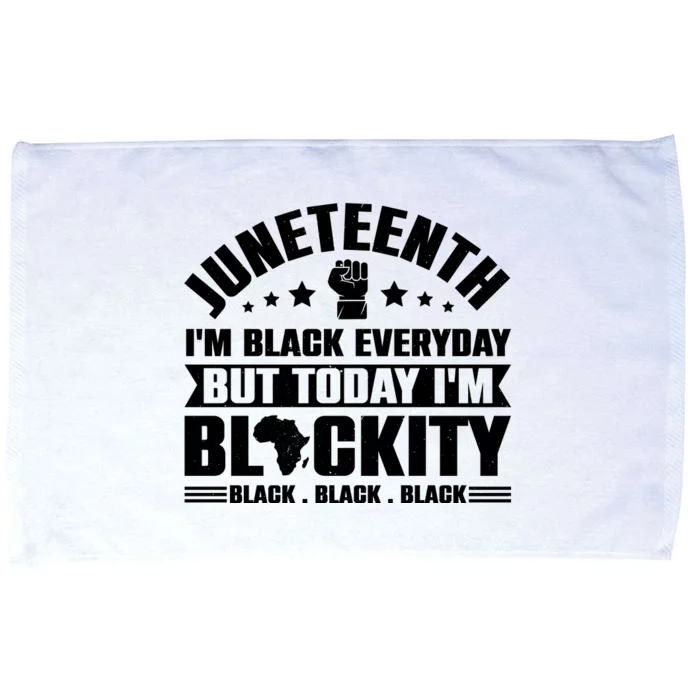 Juneteenth Celebration Print Microfiber Hand Towel