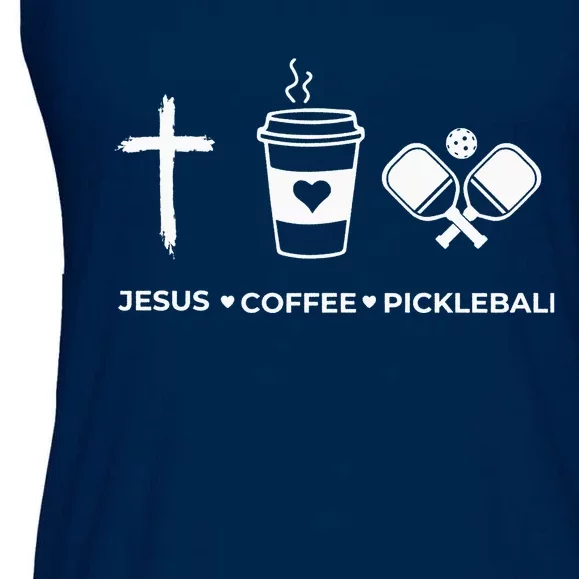 Jesus Coffee Pickleball Ladies Essential Flowy Tank