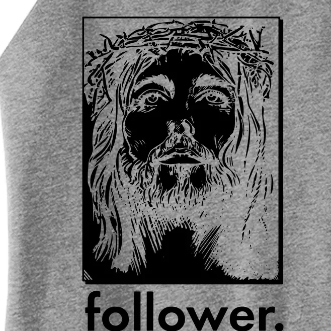 Jesus Christ Portrait Follower Women’s Perfect Tri Rocker Tank