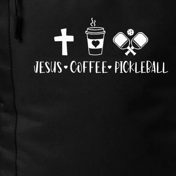 Jesus Coffee Picklenall Funny Christian Pickleball Lovers Daily Commute Backpack