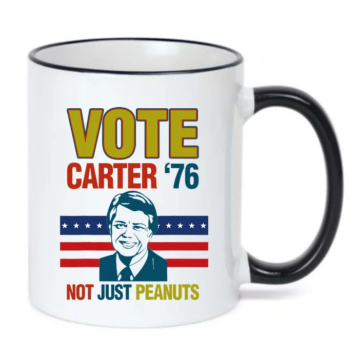 Jimmy Carter Quote Slogan Nuts 1976 President Black Color Changing Mug