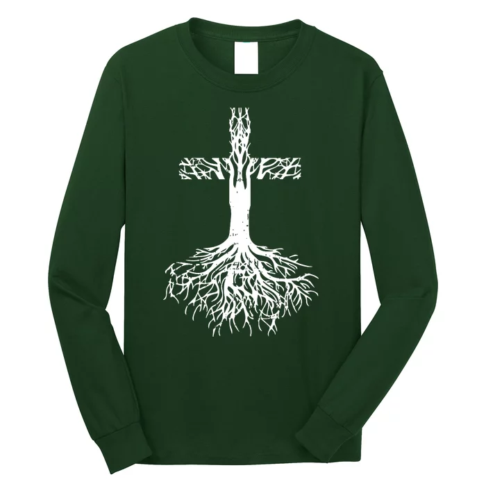 Jesus Cross Roots Long Sleeve Shirt