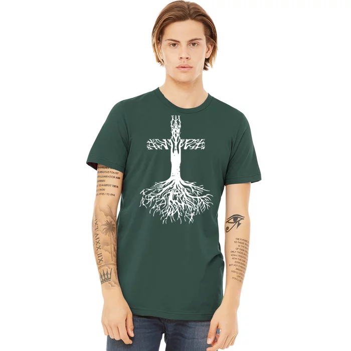 Jesus Cross Roots Premium T-Shirt