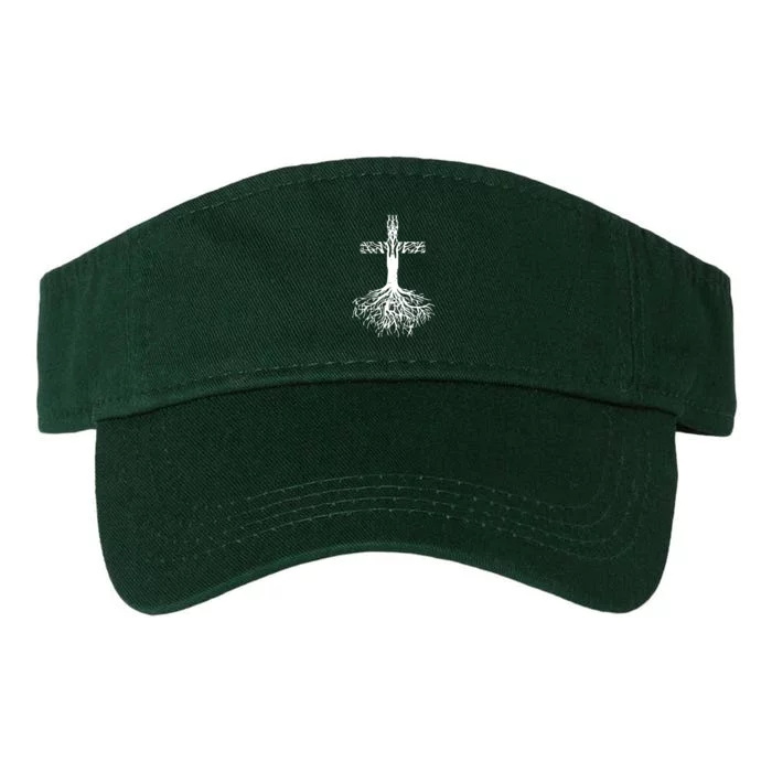 Jesus Cross Roots Valucap Bio-Washed Visor