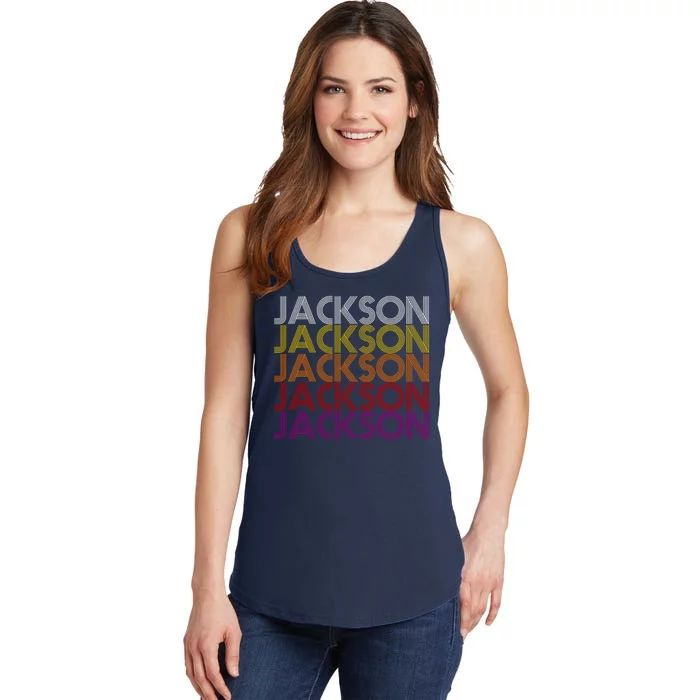 Jackson City Retro Ladies Essential Tank