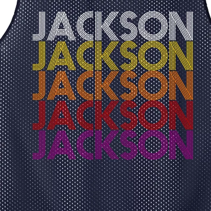 Jackson City Retro Mesh Reversible Basketball Jersey Tank