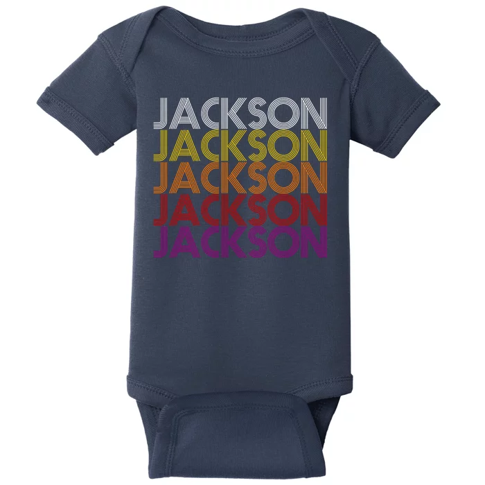 Jackson City Retro Baby Bodysuit