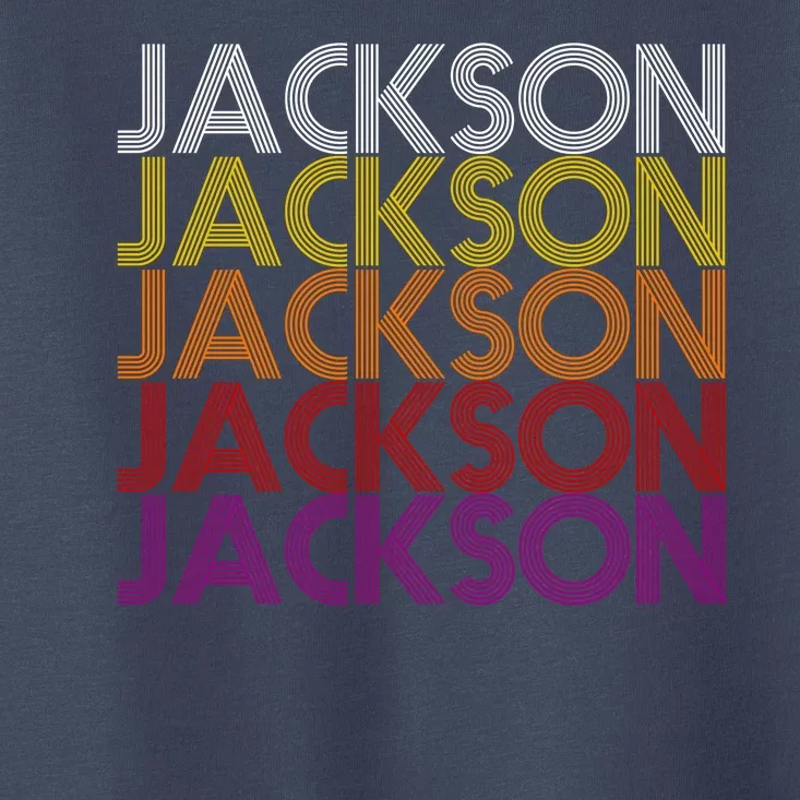 Jackson City Retro Toddler T-Shirt