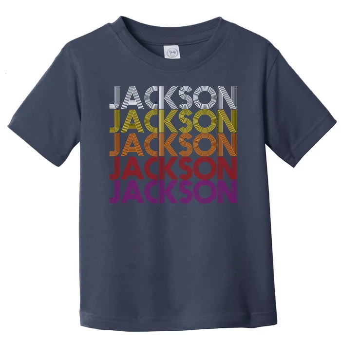 Jackson City Retro Toddler T-Shirt