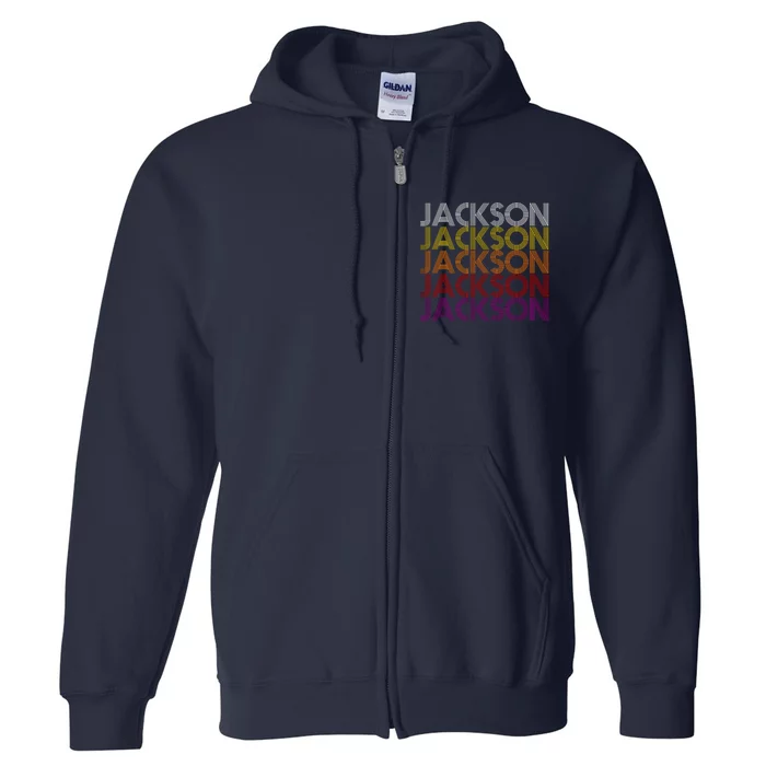 Jackson City Retro Full Zip Hoodie