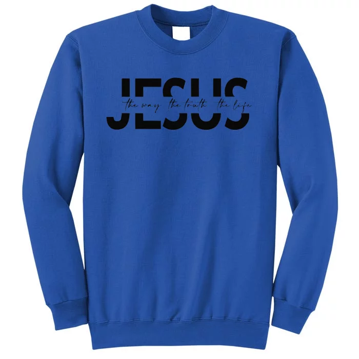 Jesus Christian Religious Bible Faith Gifts Tall Sweatshirt