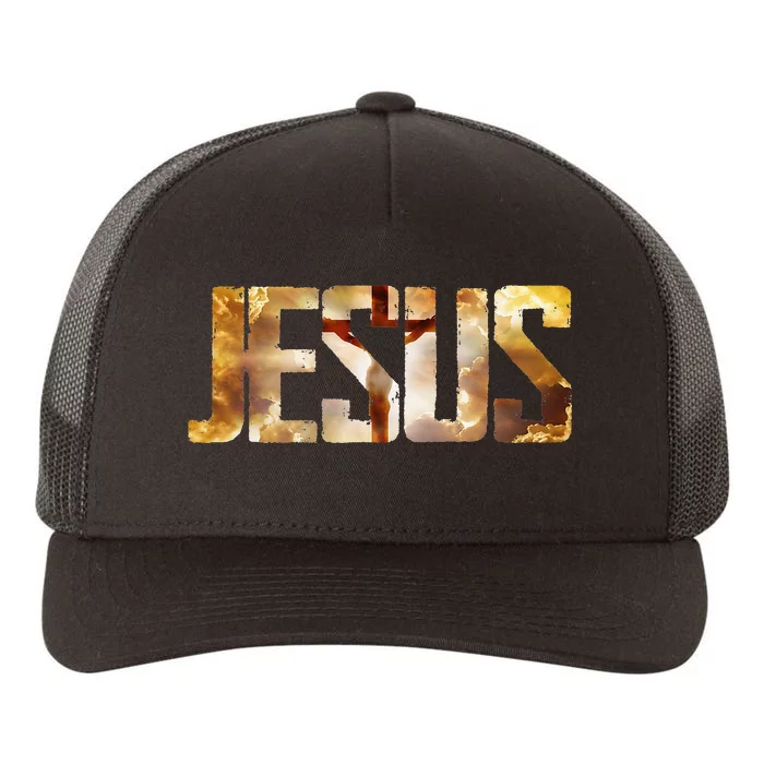 Jesus Christians Religious Gifts Yupoong Adult 5-Panel Trucker Hat