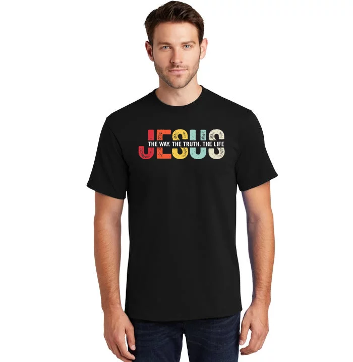 Jesus Christian Religious Bible Faith Gift Tall T-Shirt