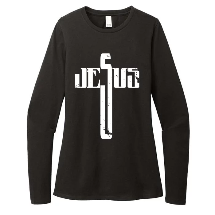 Jesus Cross Symbol Limited Edition Womens CVC Long Sleeve Shirt