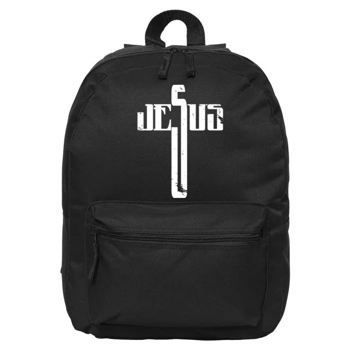 Jesus Cross Symbol Limited Edition 16 in Basic Backpack