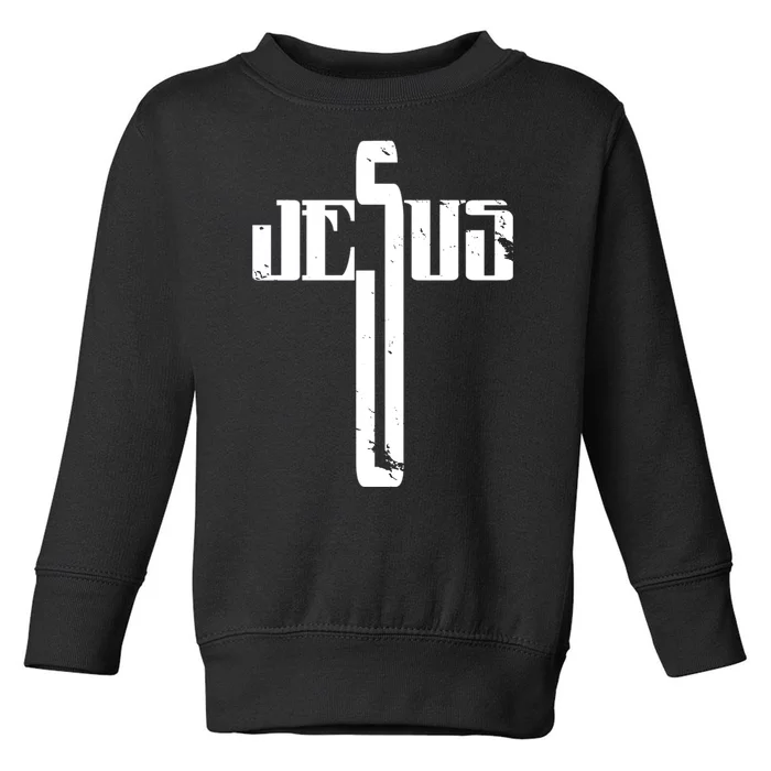 Jesus Cross Symbol Limited Edition Toddler Sweatshirt