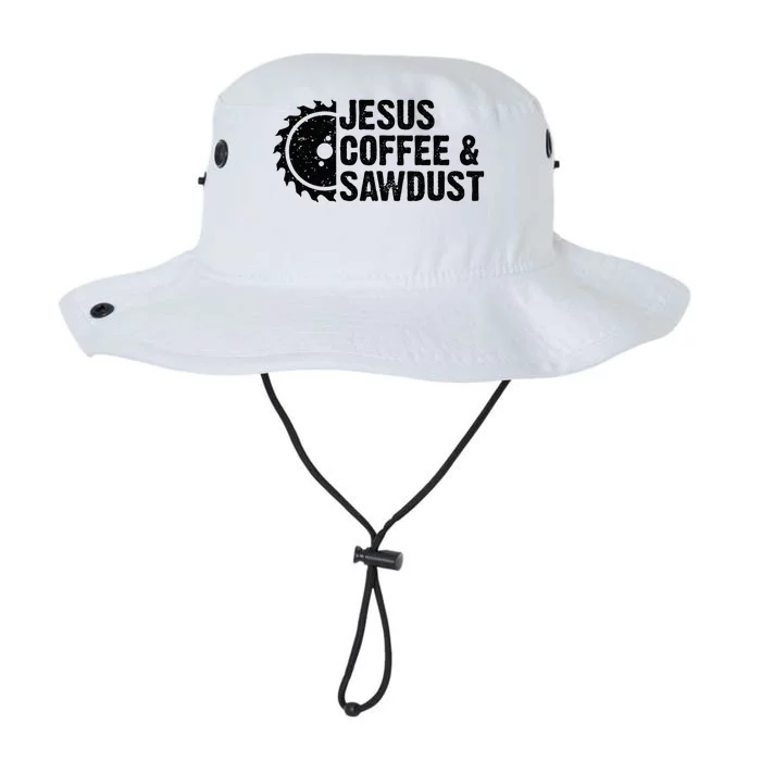 Jesus Coffee & Sawdust Christian Carpenter Woodworking Legacy Cool Fit Booney Bucket Hat