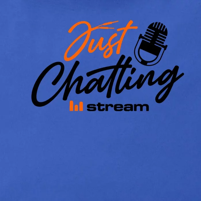 Just Chatting Stream Zip Tote Bag