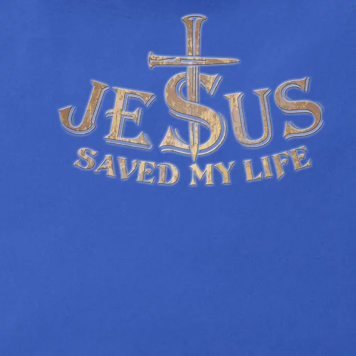 Jesus Christ Saved My Life Zip Tote Bag