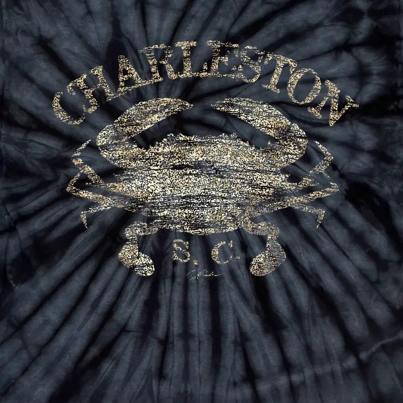 JCombs Charleston SC Atlantic Blue Crab Tie-Dye T-Shirt