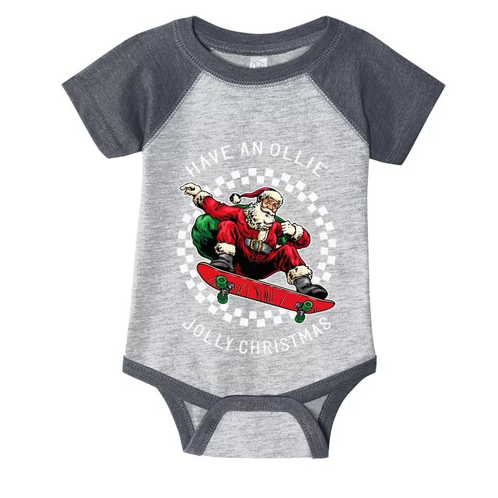 Jolly Christmas Santa Claus Festive Holiday Gift Infant Baby Jersey Bodysuit