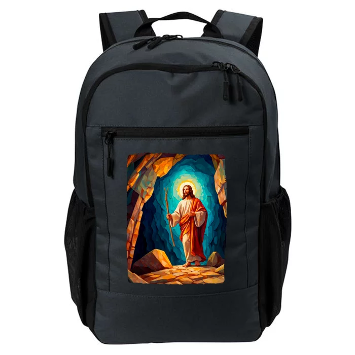 Jesus Christ Scene Portrait Daily Commute Backpack