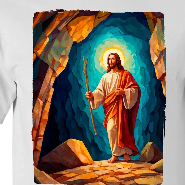 Jesus Christ Scene Portrait Tall T-Shirt