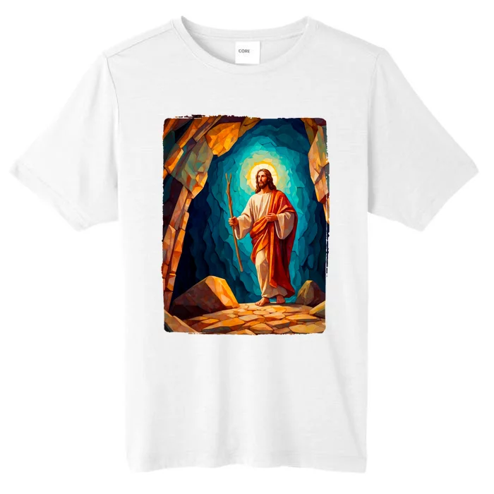 Jesus Christ Scene Portrait ChromaSoft Performance T-Shirt