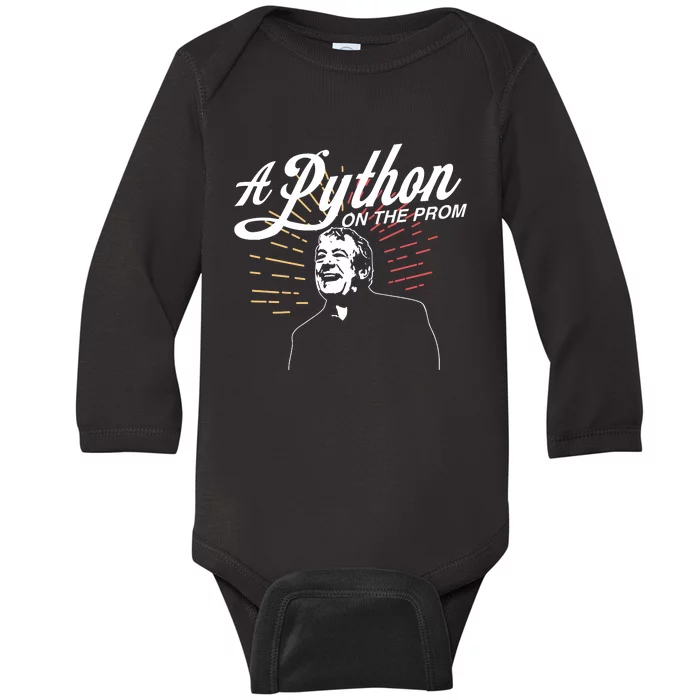 John Cleese Terry Jones A Python On The Prom Baby Long Sleeve Bodysuit