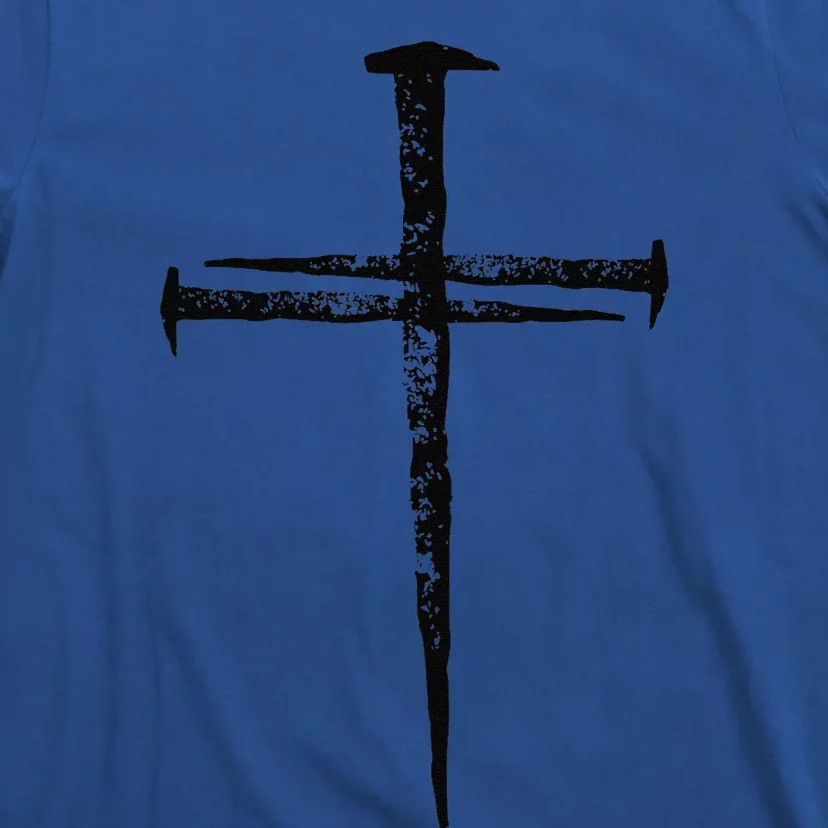 Jesus Cross Three Nails Christian Vintage Gift T-Shirt