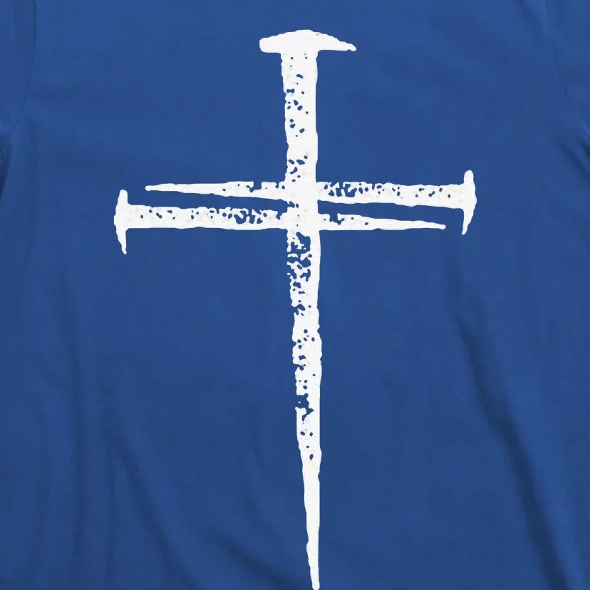 Jesus Cross Three Nails Christian Vintage T-Shirt