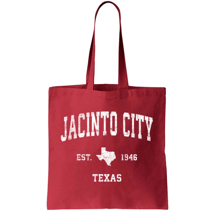 Jacinto City Texas Tx Vintage Sports Tote Bag