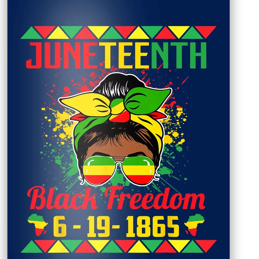 Juneteenth Celebrations Through Glasses Of Bold Black Women Poster ...