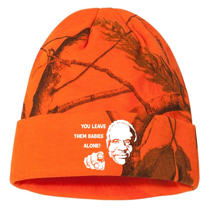 Justice Clarence Thomas Leave Them Babies Alone Antiabortion Kati - 12in Camo Beanie