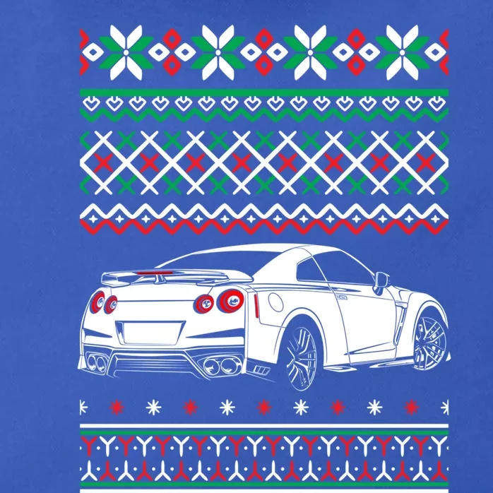 Jdm Car Ugly Christmas Drag Racing Drifting Enthusiast Xmas Gift Zip Tote Bag