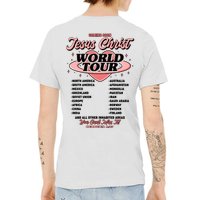 Jesus Christ World Tour Christian Faith V-Neck T-Shirt