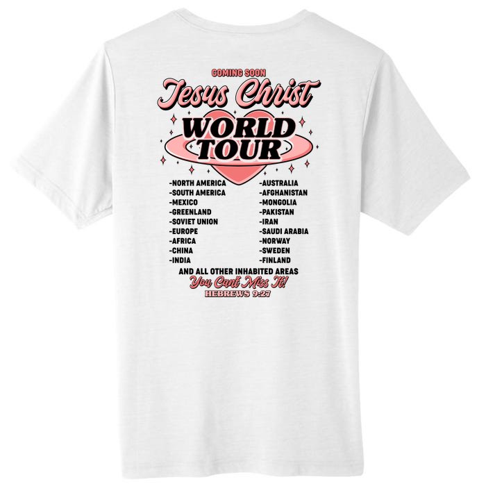 Jesus Christ World Tour Christian Faith Adult ChromaSoft Performance T-Shirt