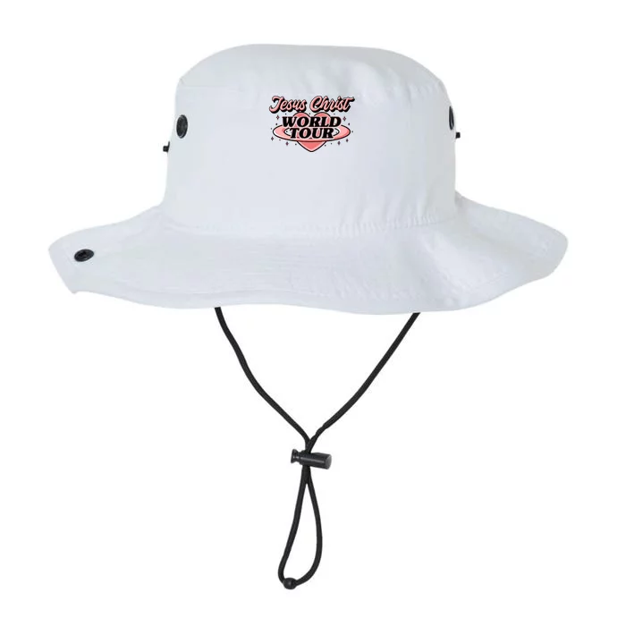 Jesus Christ World Tour Christian Faith Front & Back Legacy Cool Fit Booney Bucket Hat