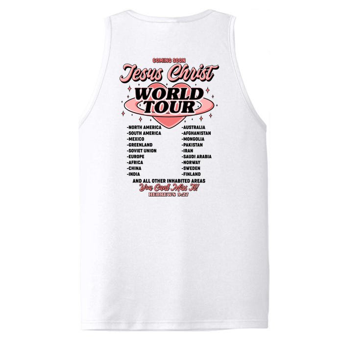 Jesus Christ World Tour Christian Faith PosiCharge Competitor Tank